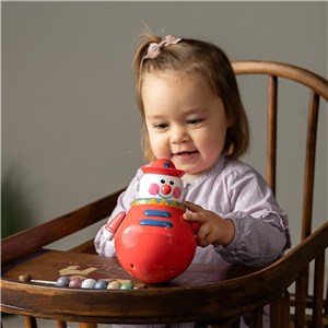 Clown Roly Poly z dzwoneczkiem TOLO BIO 6 m-cy+ - zdjęcie 3