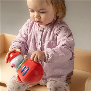 Clown Roly Poly z dzwoneczkiem TOLO BIO 6 m-cy+ - zdjęcie 4