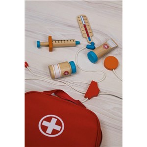 Drewniany zestaw Doktor