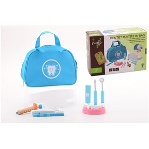 Drewniany zestaw MAŁEGO DENTYSTY z torbą