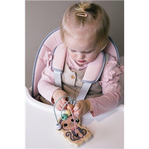 Drewniany labirynt przeplatanka małpka