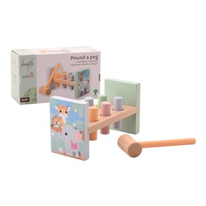 Drewniana przebijanka z młotkiem The Wildies Famil