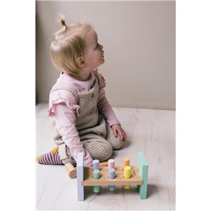 Drewniana przebijanka z młotkiem The Wildies Famil