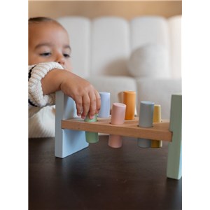 Drewniana przebijanka z młotkiem The Wildies Famil