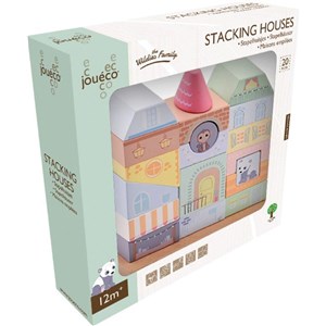 Drewniane klocki kamieniczka The Wildies Family