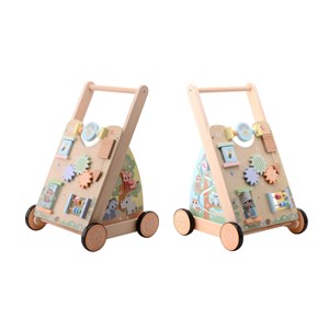 Drewniany chodzik pchacz The Wildies Family