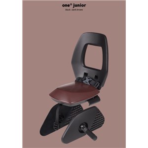 Fotelik row. Bobike Junior ONE black/dark brown