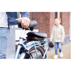 Fotelik row. Bobike Junior ONE black/dark brown