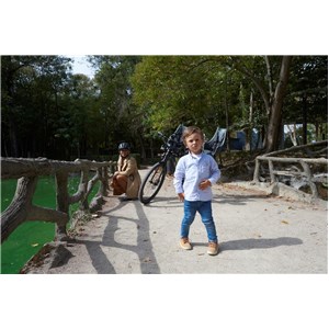 Fotelik row. exclusive MINI PLUS toffee brown