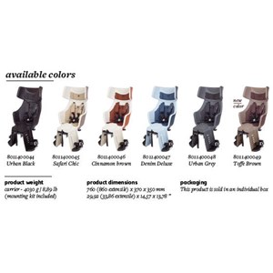 Fotelik row.excl.Tour PLUS bagażnik urban black