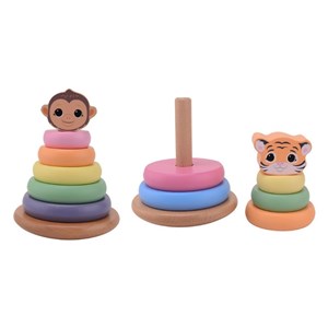 Drewniana wieża tygrysek The Wildies Family