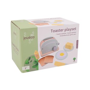 Drewniany toster + akcesoria śniadaniowe