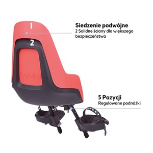 Fotelik row. Bobike ONE mini NEW Fierce Flamingo