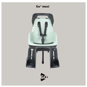 Fotelik row. Bobike GO na bagażnik Marsmallow Mint