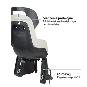 Fotelik row.Bobike GO bagażnik MIK HD Vanilla Cup