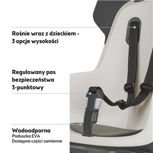 Fotelik row.Bobike GO bagażnik MIK HD Vanilla Cup