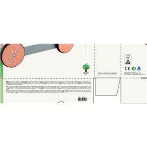 Drewniany wózek na zakupy