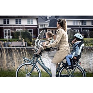 Fotelik row. Bobike GO 1P do ramy Macaron Grey