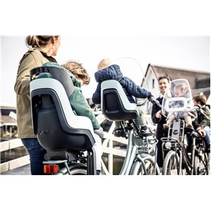 Fotelik row. Bobike GO 1P do ramy Macaron Grey