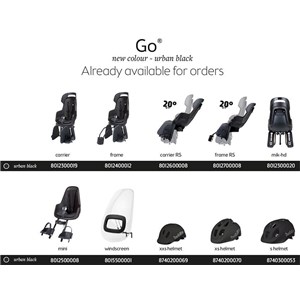 Fotelik row. Bobike GO MINI urban black