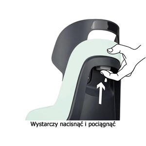 Fotelik row. Bobike GO RS 1P rama Peppermint