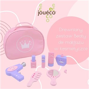 Drewniany zestaw Beauty do makijażu i kosmetyczka