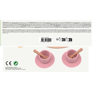 Drewniany zestaw do herbaty Tea set pink