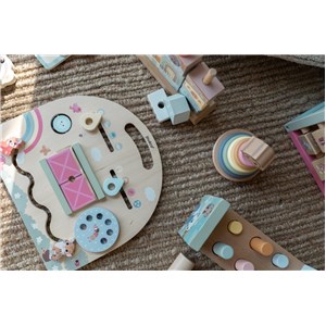 Drewniana aktywna tablica The Wildies Family