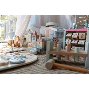 Drewniana aktywna tablica The Wildies Family