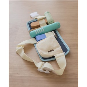 Drewniany pas zestaw fryzjerski