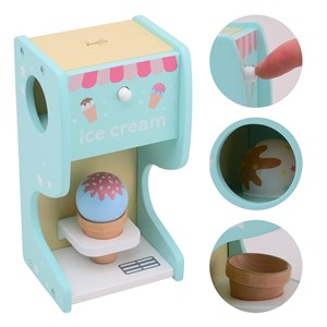 Drewniany automat do lodów lodziarnia Ice Cream