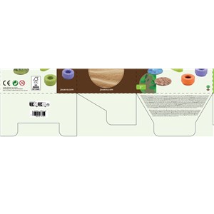 Drewniany mikroskop 3 soczewki dla dzieci