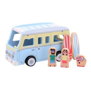Drewniany camper bus w stylu retro JOUECO