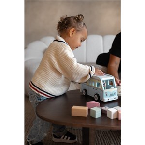 Drewniany camper bus w stylu retro JOUECO