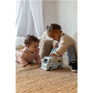 Drewniany camper bus w stylu retro JOUECO