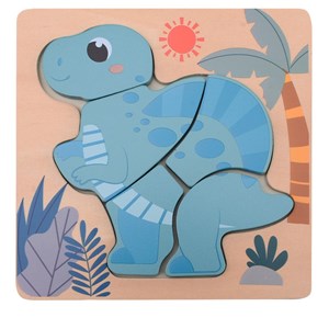 Drewniane puzzle DINO Joueco