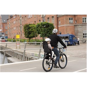 Fotelik rowerowy MINIA 1P na ramę FF Black