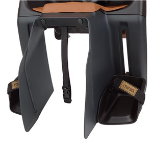 Fotelik rowerowy MINIA na bagażnik CF Black