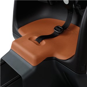 Fotelik rowerowy MINIA na bagażnik CF Black