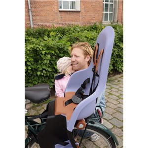 Fotelik rowerowy MINIA na bagażnik CF Galaxy Purpl