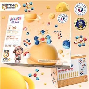KUB Planet magnetyczne klocki konstrukcyjne 3D 20 - zdjęcie 2
