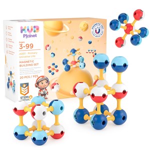 KUB Planet magnetyczne klocki konstrukcyjne 3D 20 - zdjęcie 3
