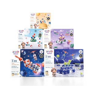 KUB Planet magnetyczne klocki konstrukcyjne 3D 55 - zdjęcie 17