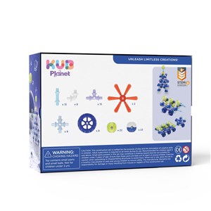 KUB Planet magnetyczne klocki konstrukcyjne 3D 100 - zdjęcie 13