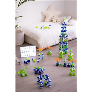 KUB Planet magnetyczne klocki konstrukcyjne 3D 100 - zdjęcie 6