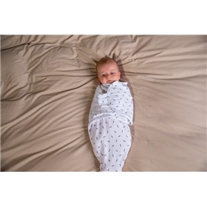 B-Wrap otulacz Grey Feathers small do 4 m-cy