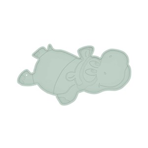 B-Antypoślizgowa mata do wanny hipopotam mint