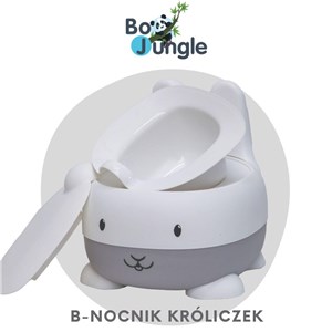 B-Nocnik króliczek grey/white