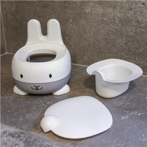 B-Nocnik króliczek grey/white