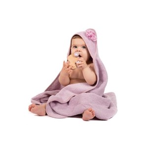 B-Ręcznik kąpielowy Eco organic Flower pink